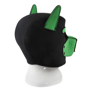 หน้ากากหัวสุนัขสำหรับเต้นรำไนท์คลับชุดปาร์ตี้ฮาโลวีนตลกอุปกรณ์ประกอบฉากสำหรับงานเฉลิมฉลองพร้อมผ้าปิดตา - Product Image 5