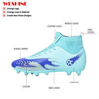 Chaussures de football unisexes pour hommes 2025 respirantes, crampons de football d'intérieur et d'extérieur, semelle MD, modèle IC, crampons AG TF, doublure en mesh Crazyfast