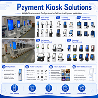 Kiosco de Pago Autoservicio Todo en Uno de 24 Pulgadas para Interiores, Pantalla Táctil de 10 Puntos, Impresora NFC de 80 mm con Autocorte, Escáner QR, Cámara de 2MP, SDK