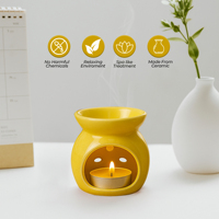 Diffuseur de parfum personnalisé en céramique écologique à la vanille, coffret cadeau, huile parfumée, bougie chauffe-plat, décoration aromatique pour la maison, BUILDTOSUIT WORKS