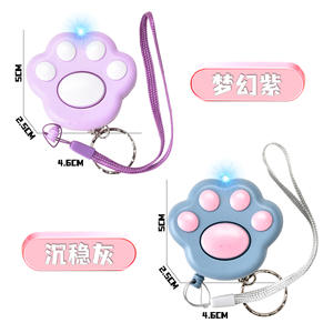 Allarme donna bambini sicurezza personale SOS strumenti di <span class=keywords><strong>difesa</strong></span> portatile <span class=keywords><strong>protezione</strong></span> contro i lupi portachiavi di autodifesa - Product Image 3