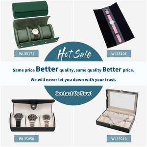 Nhà Máy Tùy Chỉnh Khe Cắm Duy Nhất Đồng Hồ Đi Du Lịch Trường Hợp Của Cha Ngày Quà Tặng Khuyến Mãi Bao Bì Hộp Đồng Hồ Đồng Hồ Trường Hợp Cuộn Cho Người Đàn Ông - Product Image 4