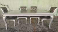 Ensemble de meubles de salle à manger en bois de bouleau massif, design moderne et simple, prix d'usine classique, nouvelle collection, très vendu, tables à manger Goodwin