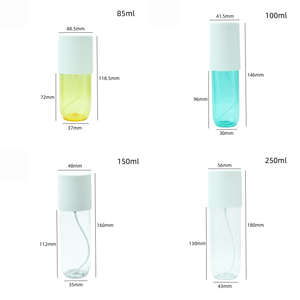 Flacon pulvérisateur <span class=keywords><strong>vide</strong></span> en plastique blanc personnalisable avec logo, rechargeable, pour parfum et cosmétiques hydratants - Product Image 3