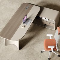 Bureau de direction high-tech moderne et écologique, mobilier de bureau, bureau en L pour chef, directeur général, bureau de direction