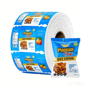 Rouleau d'emballage imprimé personnalisé Film d'emballage plastique Sacs d'emballage pour puces - Product Image 2