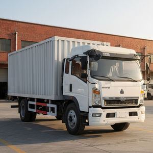 Camión <span class=keywords><strong>de</strong></span> Carga HOWO 4X2 Nuevo <span class=keywords><strong>de</strong></span> Fábrica China, con Volante a la Izquierda, Diésel, Contenedor, 160hp 180hp, Camión <span class=keywords><strong>de</strong></span> Caja, Trabajo Pesado - Product Image 1