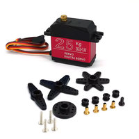 Servomoteur numérique étanche à couple élevé 20KG 25KG 30KG 35KG, 180 degrés, engrenage métallique 25T pour camion RC et bras mécanique