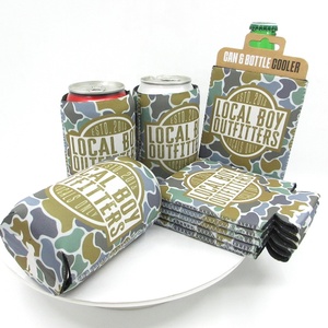 Sac isotherme promotionnel en néoprène de 12 oz couleur unie avec manchon de bouteille de boisson imprimé par sublimation pour la bière - Product Image 2