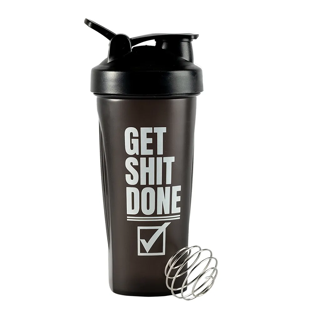 wholesale Sport gym Fitness Custom Water Recycled Plastic PE Protein Shaker Bottle