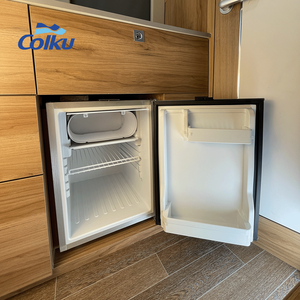 Vente chaude <span class=keywords><strong>50</strong></span> <span class=keywords><strong>litres</strong></span> <span class=keywords><strong>Mini</strong></span> réfrigérateur en métal 12V congélateur de voiture intégré pour camping camion Rv bateau - Product Image 6