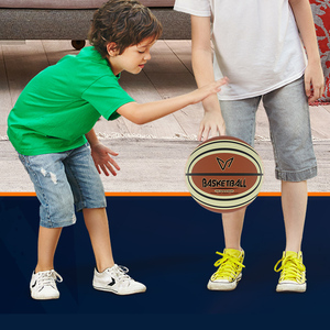 Ballon de sport d'intérieur Veidoorn VBT personnalisé à faible réduction de bruit en PU, ballon de basket silencieux pour salle de sport/maison, équipement d'entraînement <span class=keywords><strong>avec</strong></span> logo OEM/ODM - Product Image 6