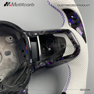 Volante Deportivo de Fibra de Carbono Forjado con LED Inteligente Personalizado de Nueva Generación para BMW G45 G60 G61 G70 M5 G99 525i M 530i Serie 7 - Product Image 4