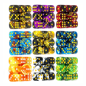 Ensemble de dés miniatures personnalisés avec logo 12 mm |   Dés à six faces gravés avec coins arrondis, taille standard pour les jeux de rô<span class=keywords><strong>le</strong></span> et de société, en vrac pour la promotion - Product Image 2
