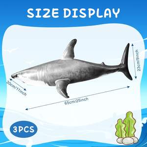 Bouée de natation gonflable en PVC personnalisée pour requin, adaptée à la décoration suspendue de fête et aux jouets de <span class=keywords><strong>piscine</strong></span> - Product Image 2