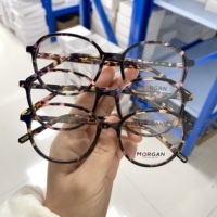Montures de lunettes tendance vintage rondes à imprimé floral en acétate, polies à la main, pour myopie, stock mixte disponible