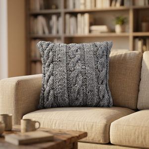 New And Fancy Design Grey Colour Winter Pillow <b>Covers</b> Boho Cushion <b>Cover</b> Home Decor <b>Sofa</b> Decorative - Product Image 2