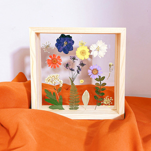 Solid Wood Acrylic Specimen <b>Photo</b> <b>Frame</b> <b>Double</b>-Sided Transparent Rectangular Tabletop Display <b>Frame</b> For DIY 3D Picture Art - Product Image 4