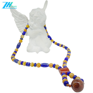 Colgante cuadrado amarillo de abejorro y ámbar Lapislázuli <span class=keywords><strong>Pietersite</strong></span> facetado naranja granate collar de piedras preciosas de moda - Product Image 2