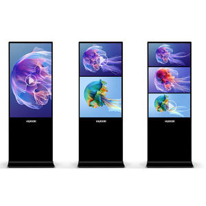 Afficheur publicitaire 43 pouces avec système d'exploitation Android et Windows en option, cadre en aluminium, signalisation numérique avec écran en verre trempé - Product Image 6