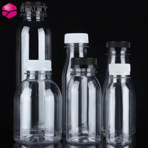Empty PET Juice Food Grade Packaging 100ml 150m <strong>200ml</strong> 250ml Anti-theft Screw Cover <strong>Bottle</strong> Beverage <strong>Bottle</strong> - Product Image 4