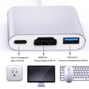 Cavo Adattatore USB <span class=keywords><strong>3</strong></span>.1 Tipo C a <span class=keywords><strong>HDMI</strong></span> <span class=keywords><strong>3</strong></span> in 1, Supporta 1080P 3D, Convertitore - Product Image 5