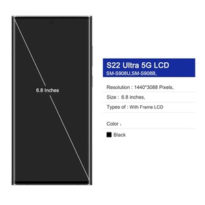 Display LCD Originale da 6,8 Pollici per Samsung <span class=keywords><strong>Galaxy</strong></span> <span class=keywords><strong>S22</strong></span> Ultra, Schermo Touch con Digitalizzatore, Componente con Punti e Linee - Product Image 2