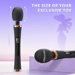Vibromasseur baguette magique pour femmes, puissant masseur vibrant, stimulation clitoridienne profonde, forte vibration, silencieux, rechargeable, jouet sexuel pour adultes - Product Image 6