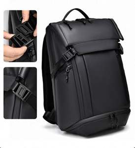 Mochila de Viaje Oxford Impermeable y Resistente para Negocios, con Diseño de Letras, Cierre de Cremallera, 20-39L, Apta para Laptop de 15.6 Pulgadas, con Carga USB - Product Image 1