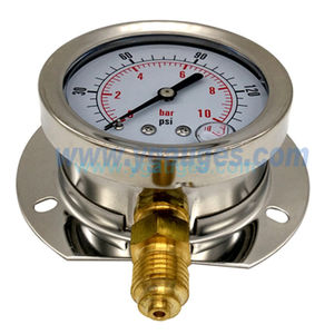 304 aço inoxidável caso óleo enchido ar bomba manômetro - Product Image 6