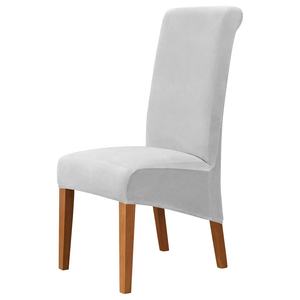 Venta caliente Spandex terciopelo respaldo alto comedor silla cubierta para el hogar Hotel banquete fiesta eventos - Product Image 5