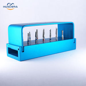 Huacera 4104A Kit di frese diamantate laboratorio dentale in carburo di alta qualità punte Router per fresatrice intarsio preparazione Onlay per - Product Image 4