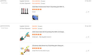 Lápiz 3D de Graffiti Portátil QIYA Modelo 811 para Niños - Material <span class=keywords><strong>PLA</strong></span>/ABS/PETG Multicolor, Ancho de Escritura de 0.7mm - Product Image 5