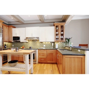 CBMmart, buen precio, diseño <span class=keywords><strong>Simple</strong></span> de lujo, acabado mate, gabinete de cocina europeo completo, café moderno, isla de cocina personalizada - Product Image 1