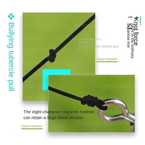 Filo da pesca in fluorocarbonio nero e Nylon Super morbido linea principale forte con bassa estensione resistenza all'usura Pit bassa linea principale - Product Image 4
