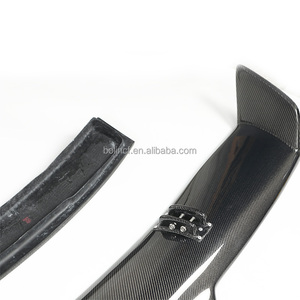 Aileron arrière de style P PI en fibre de carbone pour Audi R8 V8 V10 2009-2015 avec plaque inférieure - Product Image 6