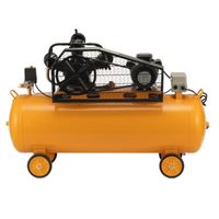 Compresseur d'air portable haute vitesse lubrifié, refroidi par air, alimenté en courant alternatif, 200L, avec moteur et roulement, 450L/min, personnalisé par l'usine SHENYUAN