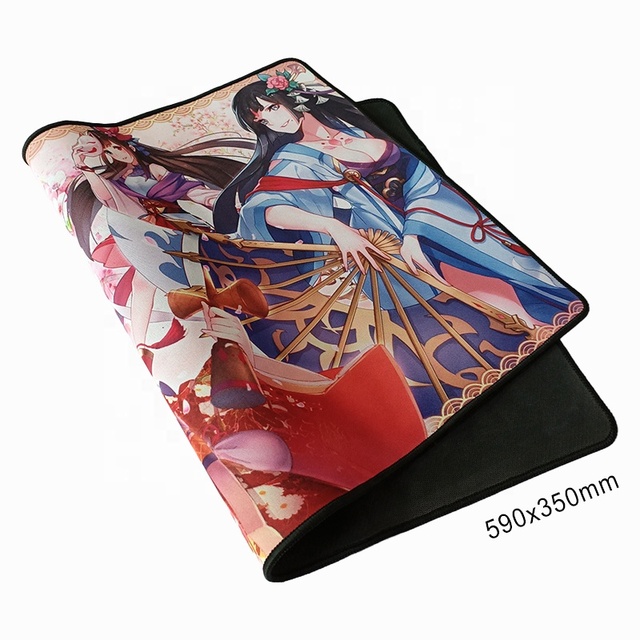 Yuantuo Natural Rubber Computer Play Gaming Without Stitching Mouse Desk Pad Yugioh Playmat