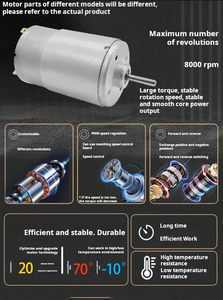 Rs555 <span class=keywords><strong>DC</strong></span> động cơ 12V 24V 3500 5000 8000 vòng/phút mini máy bơm không khí Micro <span class=keywords><strong>Motor</strong></span> cho bơm chân không bơm áp lực DIY công cụ RS-555 <span class=keywords><strong>DC</strong></span> động cơ - Product Image 6