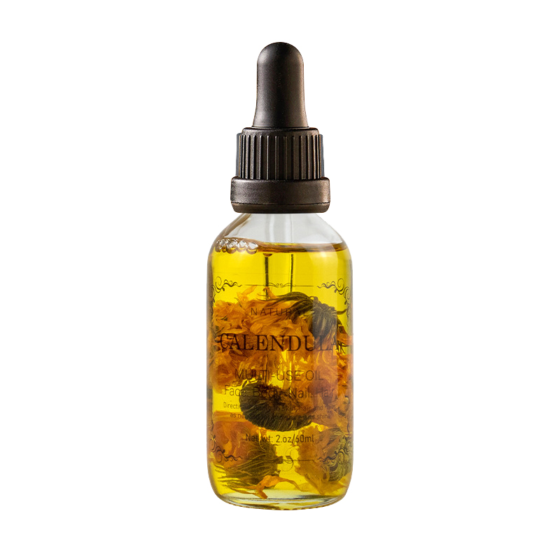 Calendula dried flower massage oil
