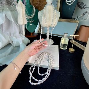 Best-Selling <b>Live</b> <b>Streaming</b> Natural Pearl Necklaces Versatile 160cm Length Starry Sky Inspired Sweater Chain - Product Image 4