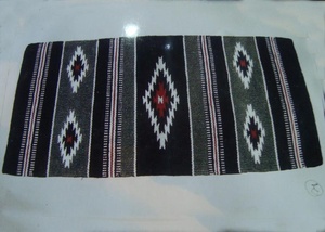 Manta de diseño mejicano Navajo para SILLÍN, con hilo acrílico de la mejor calidad, almohadilla de Manta tradicional de vaquero - Product Image 5