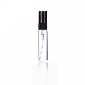 Wholesale Luxury <b>Mini</b> Empty Clear Glass <b>Perfume</b> Sample Tester Oil Packaging Square 2ml-10ml Customizable Screen Printing Pump - Product Image 3