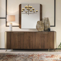 Ensemble de salle à manger classique de luxe en bois Table en bois massif 8 places en noyer d'Amérique du Sud Meubles de maison