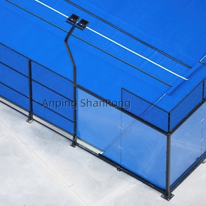 Terrain de padel en acier trempé à prix réduit, pour sports de plein air, entraînement professionnel, éclairage LED, 20m*10m, personnalisable - Product Image 6