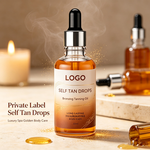 Gouttes autobronzantes Marque Privée OEM ODM Personnalisées Huile Bronzante Illuminatrice Longue Durée Soin Corporel Autobronzant Sans Soleil - Product Image 3