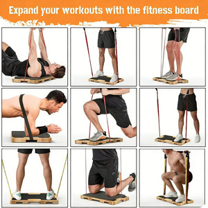 Tabla de Fitness de Madera GBN, Plataforma Antideslizante 03 para Entrenamiento de Pies, Ejercicios de Fuerza en el Gimnasio - Product Image 3