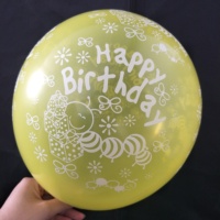 Ballons imprimés de haute qualité, 12 pouces, design personnalisé, pour décoration de fête d'anniversaire