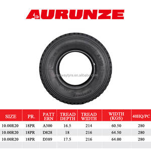 Pneu Run-flat 9.00r20, pneus de camion radiaux neufs et bon marché de marque chinoise Aurunze, prix compétitif pour la vente en gros de pneus pour charges lourdes - Product Image 6
