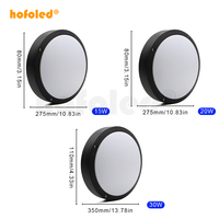 Plafonnier LED Hofoled certifié SAA australien 15W 20W 24W IP65 pour garage, couloir, lampe de plafond Oyster, éclairage mural extérieur